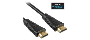 PREMIUMCORD Kabel HDMI 15m High Speed + Ethernet (v1.4), zlacené konektory