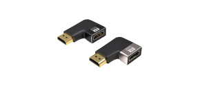 PREMIUMCORD Adaptér spojka 8K HDMI A - HDMI A, F/M, do úhlu 90° - levá PREMIUMCORD Adaptér spojka 8K HDMI A - HDMI A, F/M, do úhlu 90° - levá