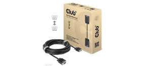 Club3D kabel oboustranný VGA, M/M, 28AWG, 10m Club3D kabel oboustranný VGA, M/M, 28AWG, 10m