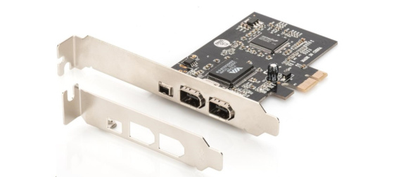 DIGITUS PCI Express Card, Firewire 1394a (2+1 porty)