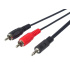 PREMIUMCORD Kabel audio 3,5mm Jack - 2x Cinch 10m (M/M, stereo)