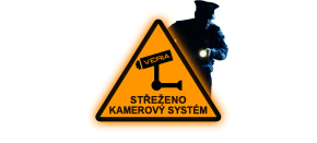 Veria Reflexní výstražná samolepka - kamerový systém