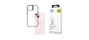 3mk ochranný kryt Satin Armor Case+ Purple pro Apple iPhone 15