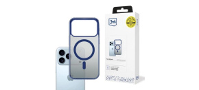 3mk ochranný kryt Frosty MagCase Blue pro Apple iPhone 17 Pro
