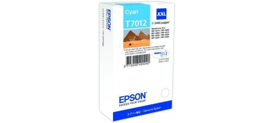 EPSON Ink bar WorkForce-4000/4500 - Cyan XXL - 3400str. (34,2 ml)