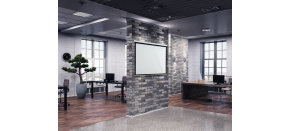 Elektrické projekční plátno AVELI, 221x125 (16:9) 100"