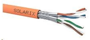 Instalační kabel Solarix SSTP, Cat7A, drát, LSOHFR, cívka 500m SXKD-7A-1200-SSTP-LSOHFR-B2ca