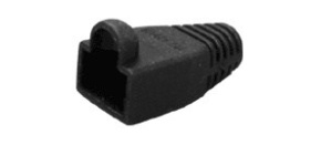 Ochrana pro konektor RJ45, snag-proof - černá, 100ks