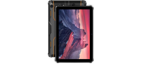 Rugged Tablet Oukitel RT9 4G 10 T606 6GB 256GB 11000-18W A14, Black w Orange  [No Charger]