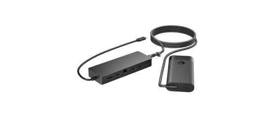 HP Universal USB-C Hub and Laptop Charger Combo-EURO