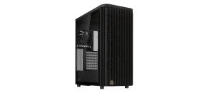 BAZAR ASUS case PROART PA401 WOOD TG, Mid Tower, ATX, 1xUSB-C Gen2x2, 2xUSB 3.0, 2x 160mm Fan, 1x 120mm Fan, černá (POŠK