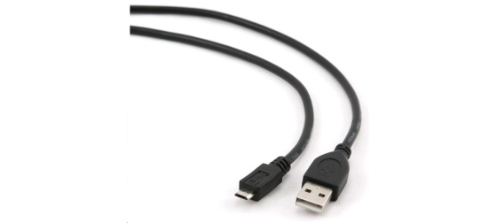 GEMBIRD Kabel USB 2.0 A-Micro B propojovací 1,8m (černý)