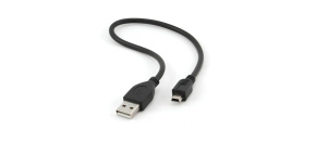 GEMBIRD USB 2.0 kabel A–Mini B (5pin) 30 cm – CCP-USB2-AM5P-1 GEMBIRD USB 2.0 kabel A–Mini B (5pin) 30 cm – CCP-USB2-AM5P-1