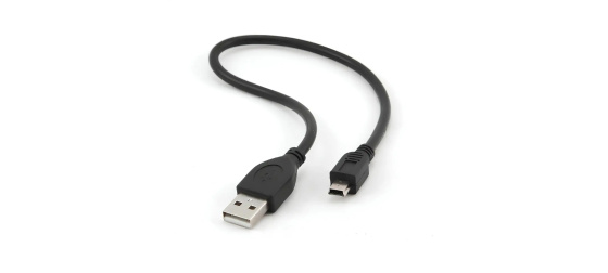GEMBIRD USB 2.0 kabel A–Mini B (5pin) 30 cm – CCP-USB2-AM5P-1