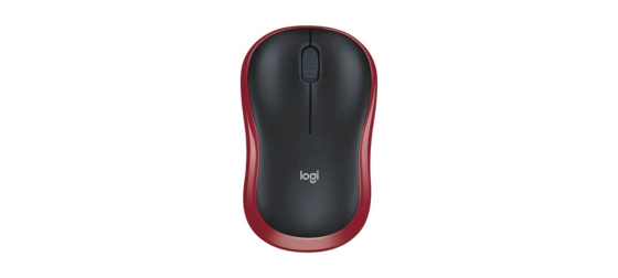 Logitech  Červená Bezdrátová Myš M185