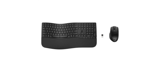 HP 680 Comfort Dual-Mode Keyboard and Mouse Combo - bezdrátový set ergonomické klávesnice a myši