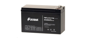 Baterie - FUKAWA FW 7,2-12 F1U (12V/7,2 Ah - Faston 187), konektor - 4.8mm, životnost 5let