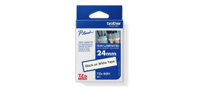 BROTHER TZEN251 - kazeta TZ šířky 24mm, NElaminovaná TZE-251, bílá/černé písmo BROTHER TZEN251 - kazeta TZ šířky 24mm, NElaminovaná TZE-251, bílá/černé písmo