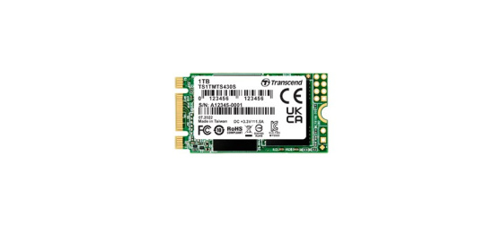 TRANSCEND SSD M.2 430S 1TB, M.2 2242 SSD, SATA3 B+M Key, TLC