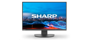 SHARP MT 24" MultiSync EA241W-BK, IPS TFT, 1920x1200, 300nit, 1000:1, 5ms, DP, DVI-D, HDMI, USB, Repro, Černý