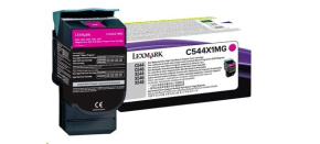 LEXMARK C544, X544 Magenta Extra High Yield Return Programme Toner Cartridge (4K) LEXMARK C544, X544 Magenta Extra High Yield Return Programme Toner Cartridge (4K)