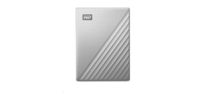 WD My Passport Ultra 4TB, Externí HDD, USB-C 3.0, stříbrná