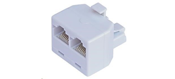 OEM Rozdvojka RJ45, 1x8p8c/2x8p8c - telefonní