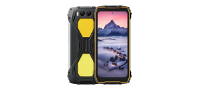 Rugged Smartphone Blackview BV7300 4G G81 6GB 256GB 15000-45W A14-D4, Night, Lights, Black w Yellow [No Charger]