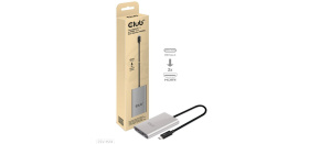 Club3D Adaptér Thunderbolt 3 na 2x HDMI 2.0 4K60Hz UHD
