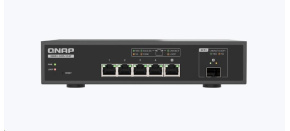 QNAP switch QSW-L3205-1C4T (4x10GbE,1x10GbE/SFP+combo,fanless)