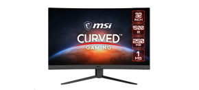 MSI LCD G32C4X, 31.5" 1920x1080, VA, 250Hz, 4ms, VESA 100x100mm, N/A, Black