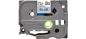 BROTHER TZE551 - kazeta TZ šířky 24mm, laminovaná TZE-551, modrá/černé písmo BROTHER TZE551 - kazeta TZ šířky 24mm, laminovaná TZE-551, modrá/černé písmo