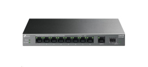 TP-Link LiteWave switch LS1210GP (9xGbE, 1xSFP, 8xPoE+, 61W, fanless)