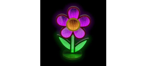 2Kids Toys LED NEON LIGHT lampička Květina