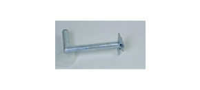 Držák antény na stožár s vinklem, žárový zinek, délka 35cm Držák antény na stožár s vinklem, žárový zinek, délka 35cm