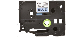 BROTHER TZE561 - kazeta TZ šířky 36mm, laminovaná TZE-561, modrá/černé písmo BROTHER TZE561 - kazeta TZ šířky 36mm, laminovaná TZE-561, modrá/černé písmo