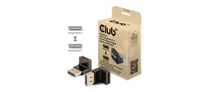 Club3D Adaptér DisplayPort na DisplayPort 1.4, 4K120Hz, 8K30Hz, 90° Club3D Adaptér DisplayPort na DisplayPort 1.4, 4K120Hz, 8K30Hz, 90°