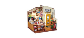 RoboTime 3D Dřevěné puzzle Útulná kuchyně