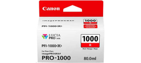 Canon CARTRIDGE PFI-1000R červená pro ImagePROGRAF PRO-1000 (935 str.)
