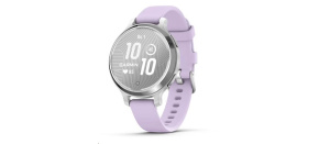 Garmin Lily® 2 Active, Silver / Purple Jasmine Silicone Band