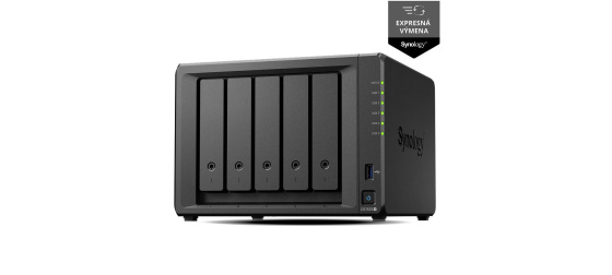 Synology DS1525+ DiskStation (4C/RyzenV1500B/2,2GHz/8GBRAM/5xSATA/2xM.2/2xUSB3.2/2x2,5GbE/1xPCIe/1xUSB-C)