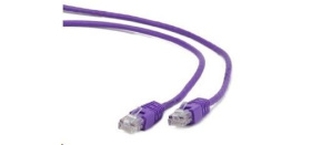 GEMBIRD kabel patchcord CAT6 stíněný FTP 3m, fialový GEMBIRD kabel patchcord CAT6 stíněný FTP 3m, fialový
