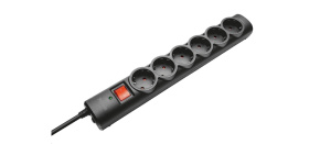 TRUST Surge Protector, Prodlužovací přívod, přepěťová ochrana 6 portů TRUST Surge Protector, Prodlužovací přívod, přepěťová ochrana 6 portů