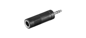 PremiumCord adaptér 3.5mm Stereo jack - 6,3mm Stereo jack (M/F)