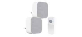 Solight 2x bezdrátový zvonek, do zásuvky, 180m, bílý, learning code Solight 2x bezdrátový zvonek, do zásuvky, 180m, bílý, learning code