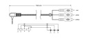 PREMIUMCORD Kabel audio/video 3,5mm Jack 4pin - 3x Cinch 1,5m (M/M)