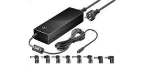 Goobay Napájecí zdroj 134,5W pro notebook 230V na 12-24V Max.8.5A s USB
