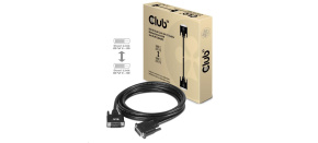 Club3D kabel DVI-D Dual Link (24+1), 3m, Bidirectional, 28 AWG