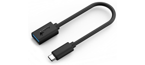 GENIUS ACC-C2AC redukce USB-C na USB-A, černá GENIUS ACC-C2AC redukce USB-C na USB-A, černá