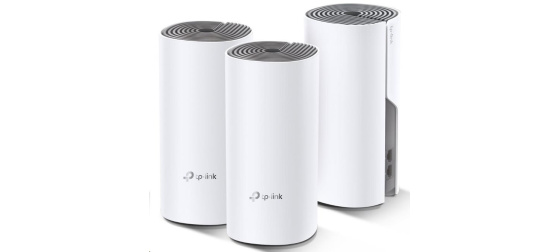TP-Link Deco E4(3-pack) WiFi5 Mesh (AC1200, 2,4GHz/5GHz, 2x100Mb/sLAN/WAN)